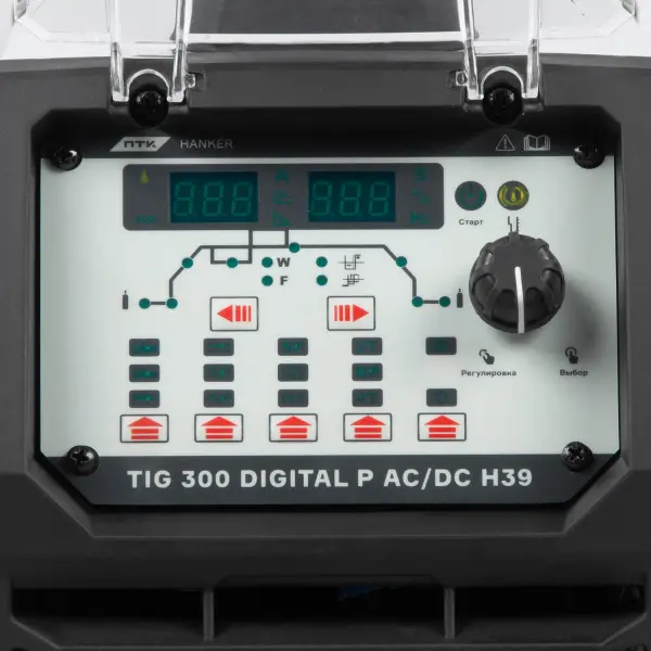 Сварочный инвертор ПТК HANKER (ХАНКЕР) TIG 300 DIGITAL P AC/DC H39