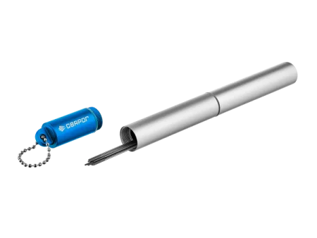 Темно-синий пенал для хранения вольфрамовых электродов