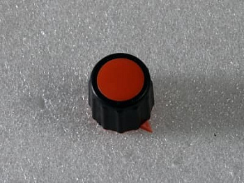 Ручка черно-оранжевая